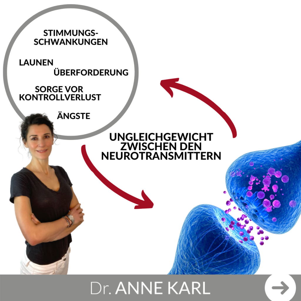 Ungleichgewicht zwischen den Neurotransmittern